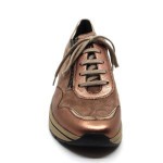 Solidus sneaker roze leder / daim 59071